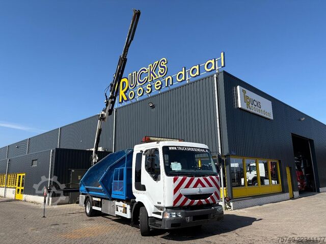 Kipper met kraan Renault Midlum 220 + PALFINGER PK 6001 + tipper + remot...