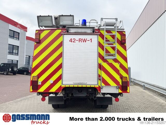Feuerwehrfahrzeug Mercedes-Benz 1222 AF 4x4, Rüstwagen RW 2, Seilwinde