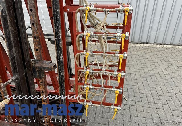 Pressa pneumatica trapezoidale a doppio lato jak TECH-FA 