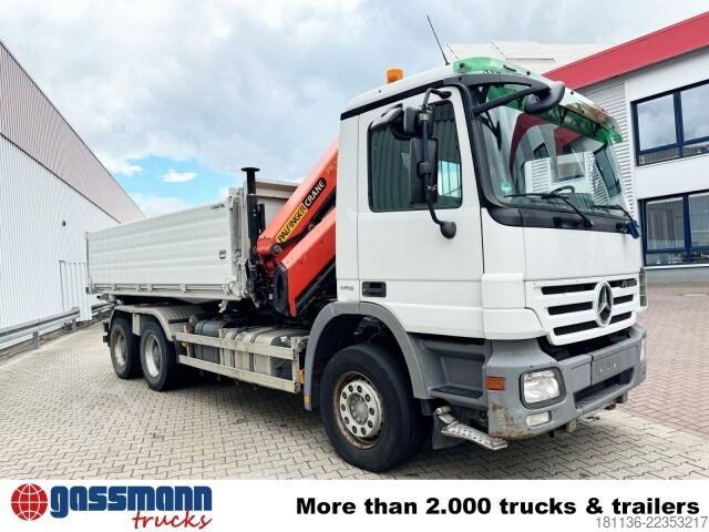 Kiepwagen Mercedes-Benz Actros 2644 LK 6x4, Dautel Wechselsystem, Kran