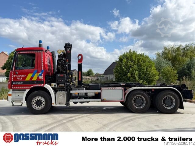 Abrollkipper Mercedes-Benz Actros 2635 6x4, Kran Hiab XS 122B-3 Duo,
