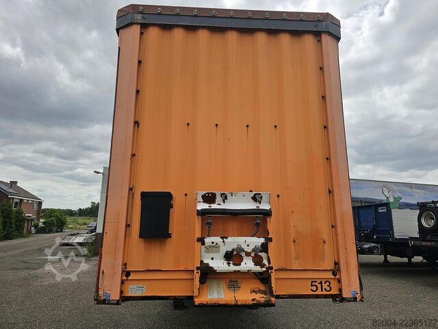 2003 KRONE SD27 MEGA/ BPW SCHIJFREM / LIFTAS / RESERVEWIEL/TUV BELGIË. KRONE SD27 MEGA/ BPW DISC / LIFT AXLE / SPARE TIRE/TU...