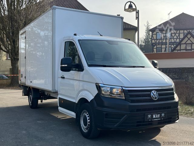 Furgon skrzyniowy VOLKSWAGEN CRAFTER KOFFER LBW+PORTALTÜR KAMERA KLIMA NAVI