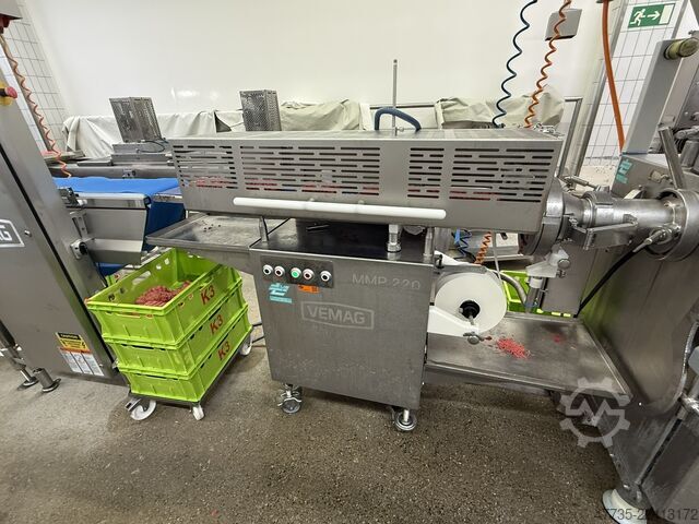 Máquina de processamento de carne para enchimento e embalagem VEMAG MULTIVAC 