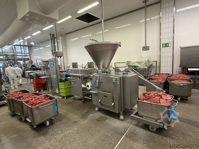 Máquina de processamento de carne para enchimento e embalagem VEMAG MULTIVAC 