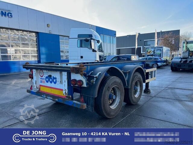 Container transport Schmitz Cargobull SCF 20 FT Chassis / BPW + Drum