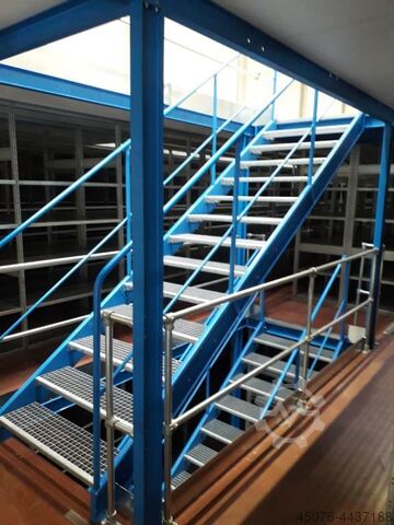 2.700 m² opslagplatform Schäfer R3000 2-laags 2.700 m² Lagerbühne Schäfer R3000 2-stöc CAD Planung und Montage