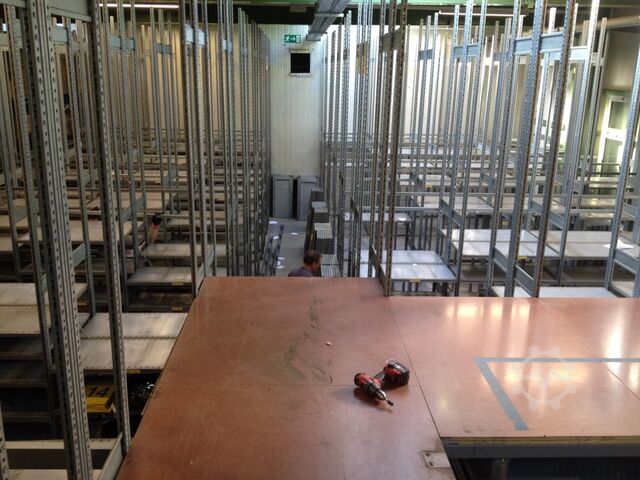 2.000 m² storage platform Schäfer R3000 2-tier 2.000 m² Lagerbühne Schäfer R3000 2-stöc CAD Planung und Montage
