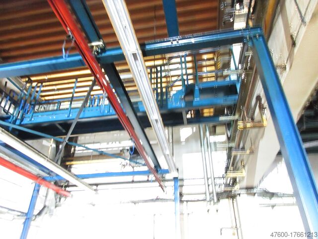 Kraanoverkapping Kraan Binnenkraan Kraanbaan Demag Portalkran Hallenkran Stahlbau Demag DK Kettenzug 250Kg 0,25t 11,6x6,4m