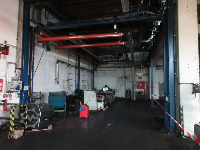 Vinç kanopisi Vinç İç mekan vinci Vinç pisti Demag Portalkran Hallenkran Stahlbau Demag DK Kettenzug 250Kg 0,25t 11,6x6,4m