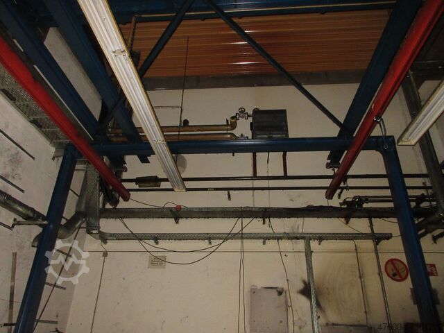 Vinç kanopisi Vinç İç mekan vinci Vinç pisti Demag Portalkran Hallenkran Stahlbau Demag DK Kettenzug 250Kg 0,25t 11,6x6,4m