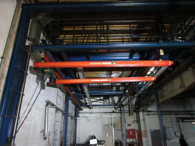 Kraanoverkapping Kraan Binnenkraan Kraanbaan Demag Portalkran Hallenkran Stahlbau Demag DK Kettenzug 250Kg 0,25t 11,6x6,4m