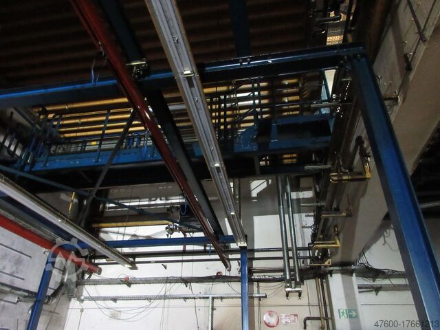 Kraanoverkapping Kraan Binnenkraan Kraanbaan Demag Portalkran Hallenkran Stahlbau Demag DK Kettenzug 250Kg 0,25t 11,6x6,4m