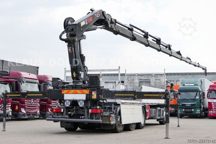 Żuraw samochodowy SCANIA P 400 Pritsche Kran HIAB 377 E Funk Euro 5