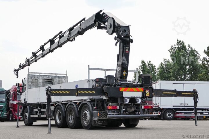 Żuraw samochodowy SCANIA P 400 Pritsche Kran HIAB 377 E Funk Euro 5