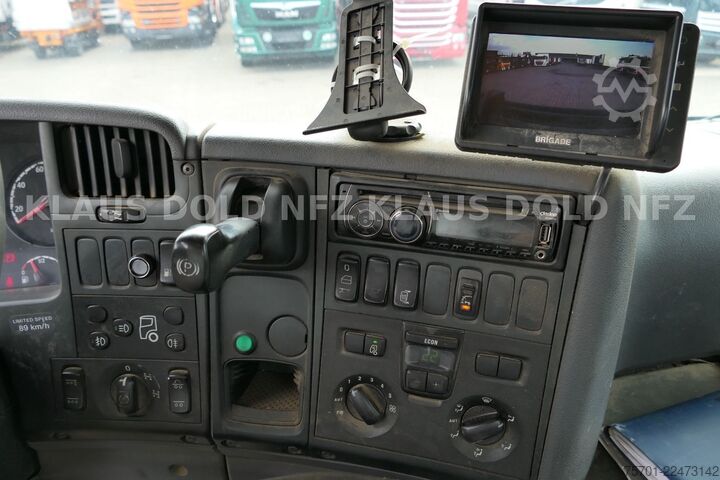 Żuraw samochodowy SCANIA P 400 Pritsche Kran HIAB 377 E Funk Euro 5