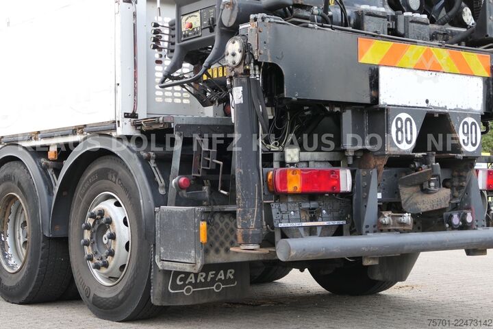 Żuraw samochodowy SCANIA P 400 Pritsche Kran HIAB 377 E Funk Euro 5
