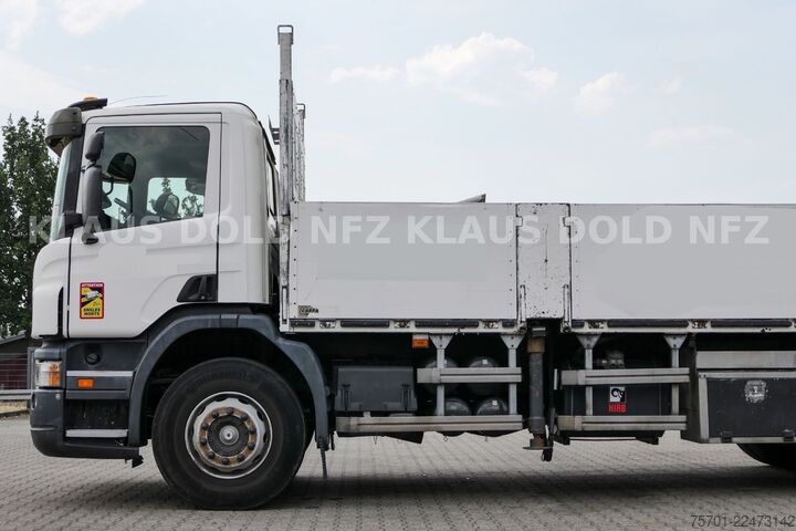 Żuraw samochodowy SCANIA P 400 Pritsche Kran HIAB 377 E Funk Euro 5
