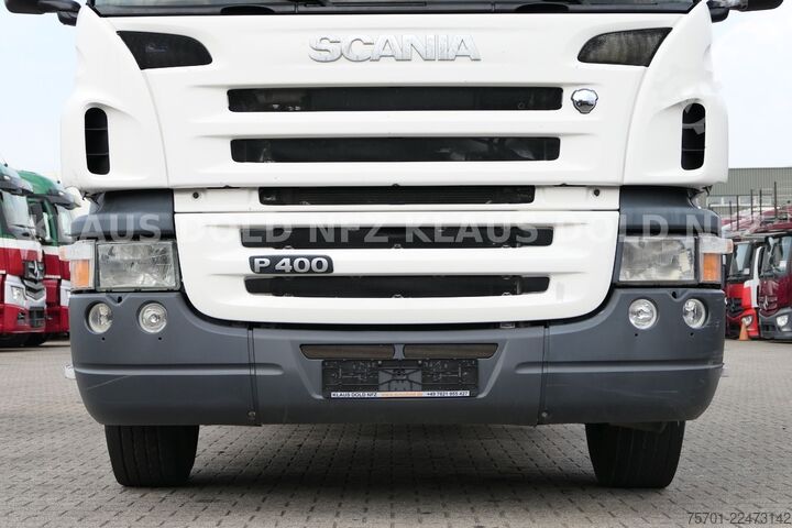 Żuraw samochodowy SCANIA P 400 Pritsche Kran HIAB 377 E Funk Euro 5
