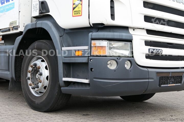 Żuraw samochodowy SCANIA P 400 Pritsche Kran HIAB 377 E Funk Euro 5