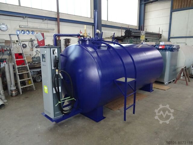 Hoftankstelle Stahltank Heizöltank Schneider Tankbau Dieseltankstelle Tankanlage