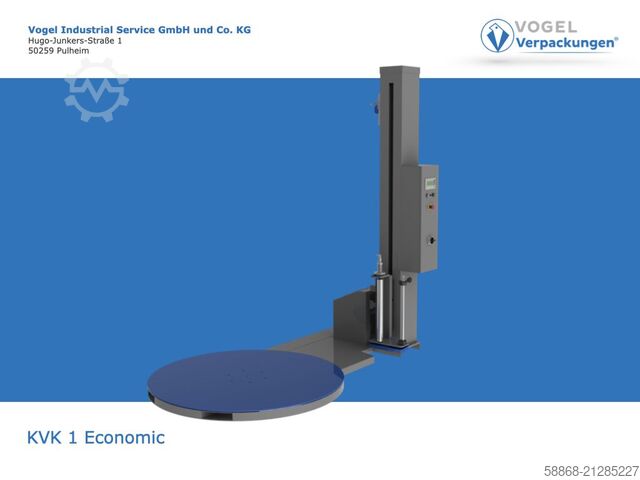 Halfautomatische palletwikkelaar  KVK 1 Economic Drehteller 2250 mm Höhe