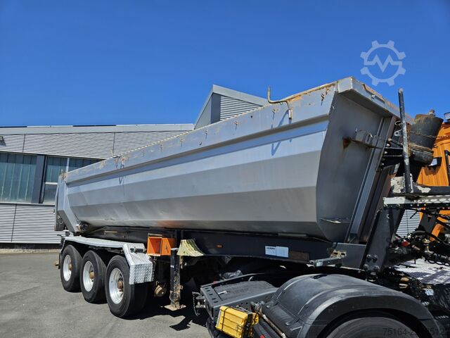 Tiptrailer KEMPF SKM 35/3 SR Stahlrundmulde