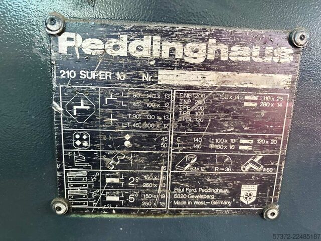 Makaze za profilni čelik Peddinghaus 210 Super 16