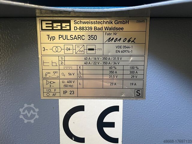 Lasmachine Lassysteem ESS Pulsarc 350 ESS DVK 400