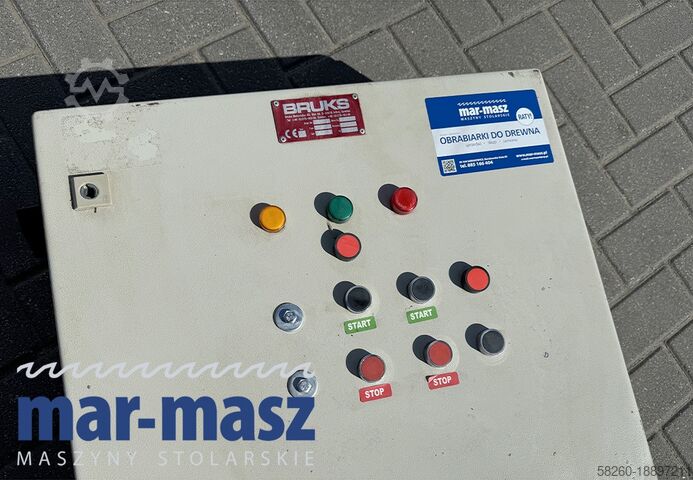 Chipper Drum-versnipperaar BRUKS 550×200  z walcami wciągającymi