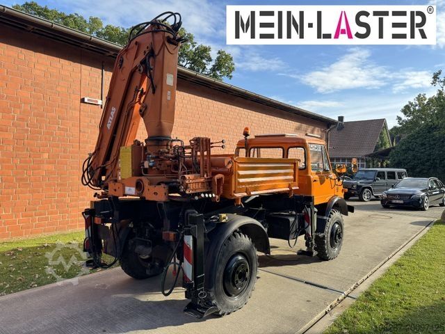 Autokranwagen UNIMOG U 1100 Atlas AK 3006 nur 14.215 km-1. Hand