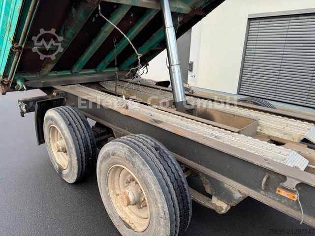 Three-way tipper trailer OBERMAIER 13 t, Dreiseitenkipper, Rampen
