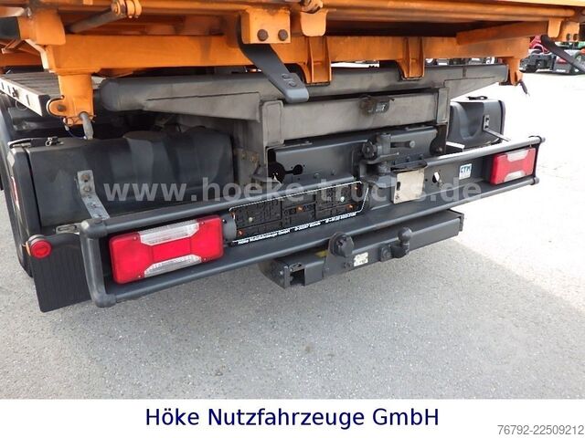 Kiper kombi IVECO 70 C 18 DoKa/Kipper/Palfinger Kran/Greifer/2xAHK