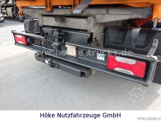 Kiper kombi IVECO 70 C 18 DoKa/Kipper/Palfinger Kran/Greifer/2xAHK