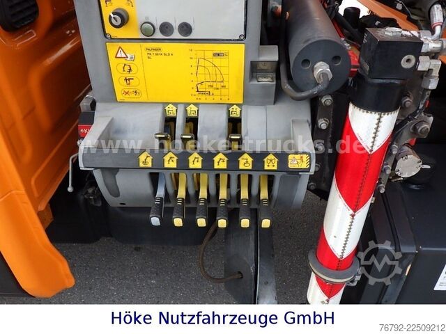 Kiper kombi IVECO 70 C 18 DoKa/Kipper/Palfinger Kran/Greifer/2xAHK