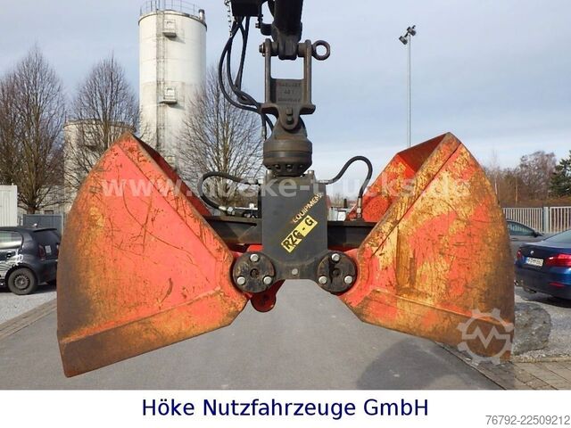 Kiper kombi IVECO 70 C 18 DoKa/Kipper/Palfinger Kran/Greifer/2xAHK