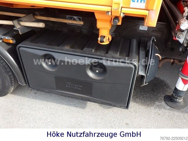 Kiper kombi IVECO 70 C 18 DoKa/Kipper/Palfinger Kran/Greifer/2xAHK