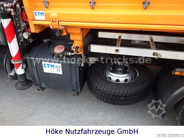 Kiper kombi IVECO 70 C 18 DoKa/Kipper/Palfinger Kran/Greifer/2xAHK