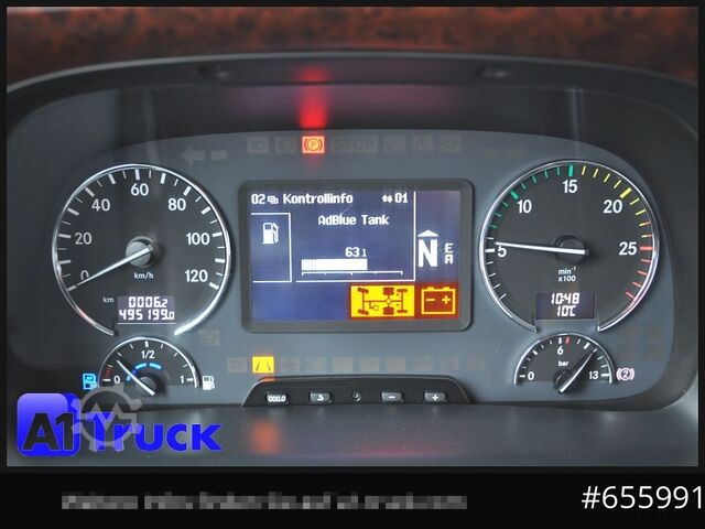 Vrachtauto met open laadbak MERCEDES-BENZ Actros 2546 MP 3, HIAB Kran, Lift-Lenkachse,