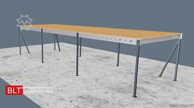 Skladišna platforma 5x15m Lagerbühne , Belastung : 500kg/qm Unterkante: 3m ,ca. 75qm , Systembühne