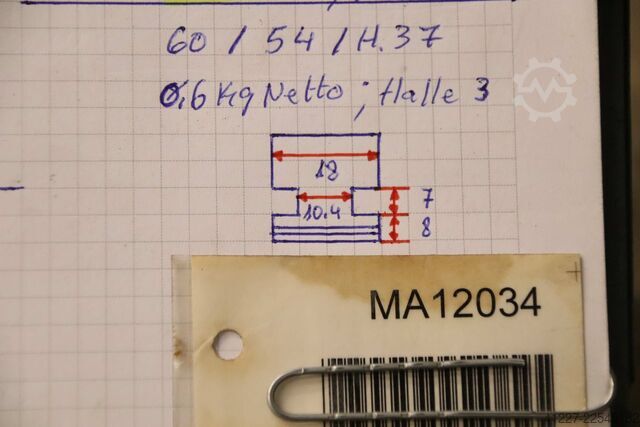 Ανταλλάξιμες σιαγόνες unbekannt Breite 18 mm