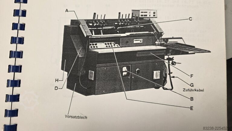 Bokbinderimaskin Hunkeler VEA 520 - VA250 S