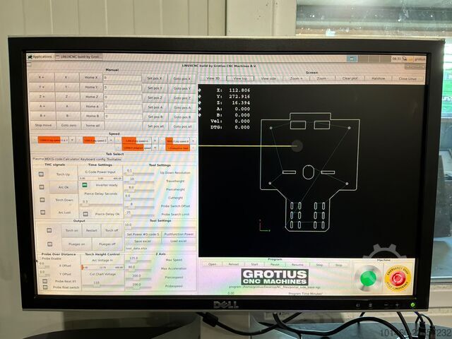 Plasmacutter grotius 3500x1700mm thermal dynamica A40i