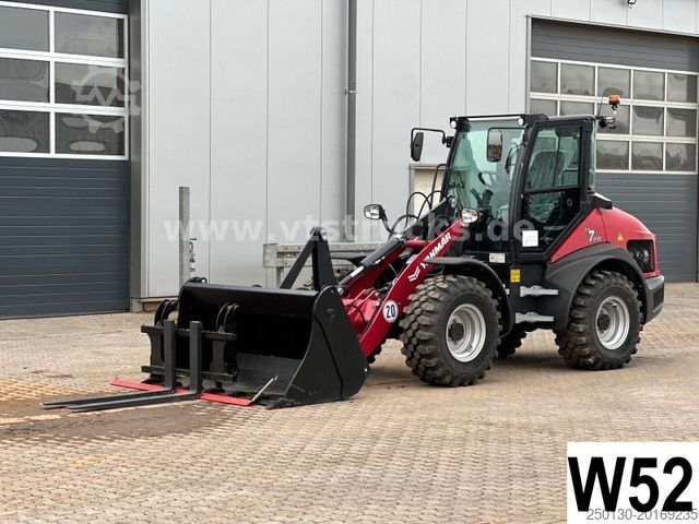 Wiellader YANMAR V7 4x4 Radlader Schaufel+Gabel NEU