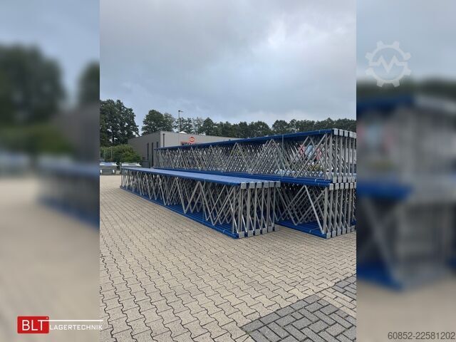  37 lfm Jungheinrich MPB Palettenregal H 10,50 m | T 1,10 m | 2.000 kg/Fach