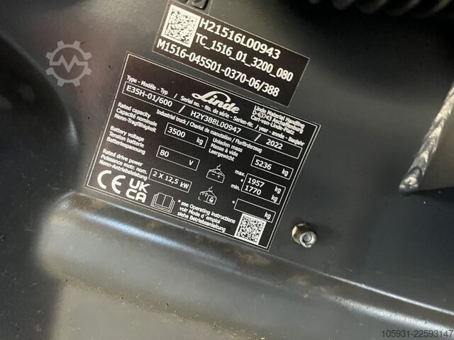 Chariot élévateur électrique à 4 roues Linde E35H-01/600