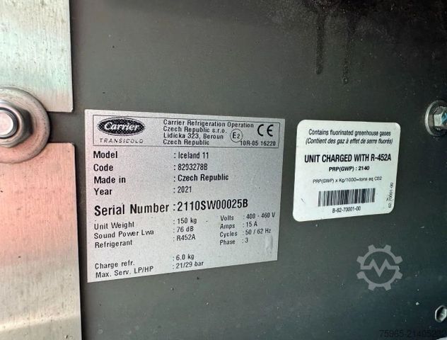 Hűtős teherautó SCANIA S500 6X2 RETARDER 50 CC COMBI 2x TAILLIFT TOP CO