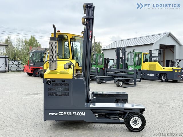Wózek widłowy czterokierunkowy Combilift C4000 GAS DUPLEX 4600 FREE-LIFT CABIN