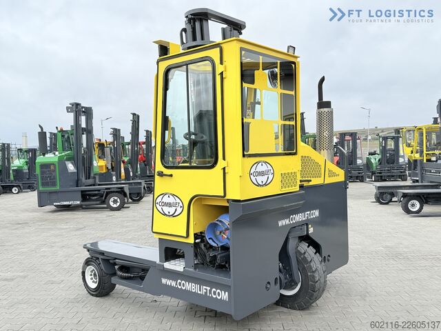 Wózek widłowy czterokierunkowy Combilift C4000 GAS DUPLEX 4600 FREE-LIFT CABIN