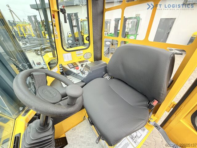 Wózek widłowy czterokierunkowy Combilift C4000 GAS DUPLEX 4600 FREE-LIFT CABIN